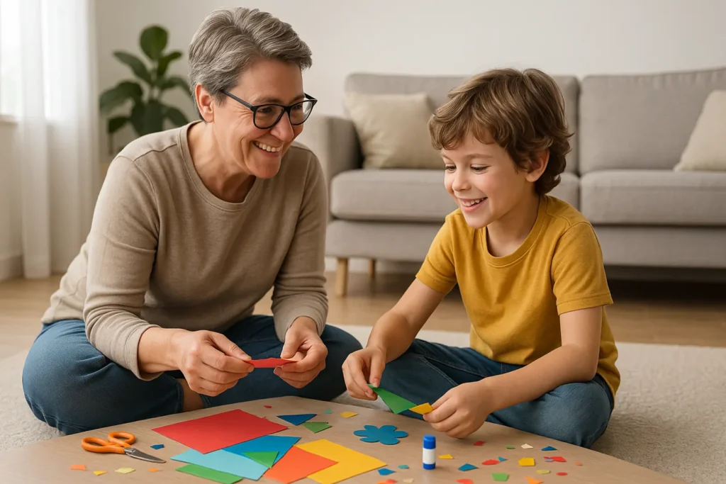Rodzic uczący dziecko szacunku i empatii w codziennych sytuacjach